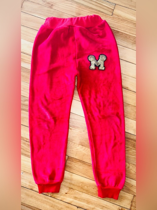 Unbranded Other - Red Velvet Kids Sweatpants with M Patch size M ( 7-8 )